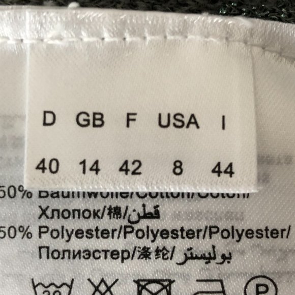 Oui Knitted Open Front Cardigan with Coral Design - Picture 7 of 8